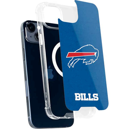 NFL Buffalo Bills Distressed iPhone 15 Plus MagSafe Case