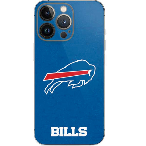 NFL Buffalo Bills Distressed iPhone 14 Pro Skin