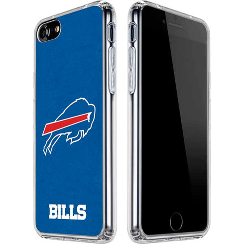 NFL Buffalo Bills Distressed iPhone SE (2nd & 3rd Gen) Clear Case