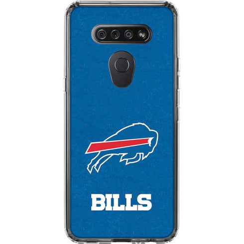 NFL Buffalo Bills Distressed LG K51/Q51 Clear Case