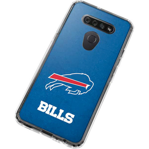 NFL Buffalo Bills Distressed LG K51/Q51 Clear Case