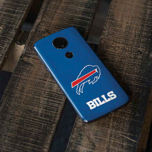 NFL Buffalo Bills Distressed Moto E5 Plus Skin
