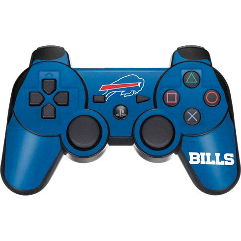 NFL Buffalo Bills Distressed PS3 Dual Shock wireless controller Skin