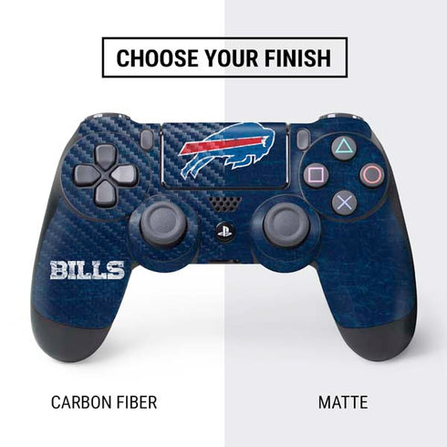 NFL Buffalo Bills Distressed PS4 Controller Skin