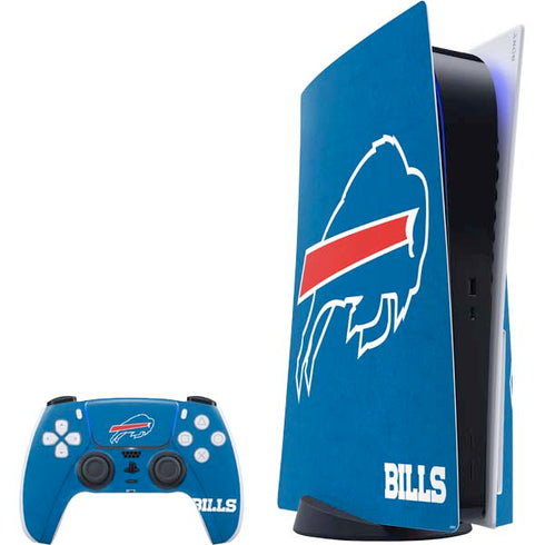 NFL Buffalo Bills Distressed PS5 Bundle Skin