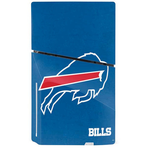 NFL Buffalo Bills Distressed PS5 Slim Disk Bundle Skin