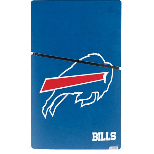 NFL Buffalo Bills Distressed PS5 Slim Digital Edition Console Skin
