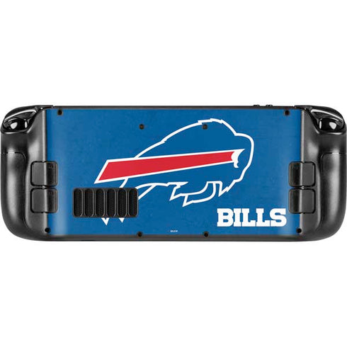 NFL Buffalo Bills Distressed Steam Deck Handheld Gaming Computer Skin