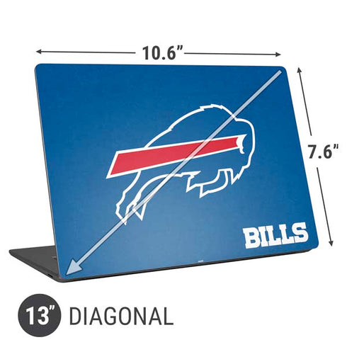 NFL Buffalo Bills Distressed Universal Laptop 13in (10.6 x 7.6in) Skin