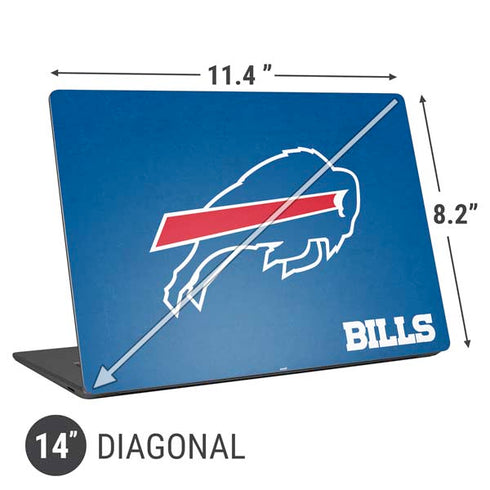 NFL Buffalo Bills Distressed Universal Laptop 14in (11.4 x 8.2in) Skin