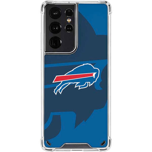 NFL Buffalo Bills Double Vision Galaxy S21 Ultra 5G Clear Case