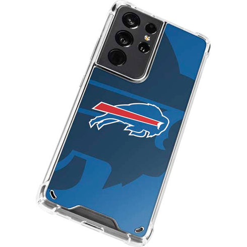 NFL Buffalo Bills Double Vision Galaxy S21 Ultra 5G Clear Case
