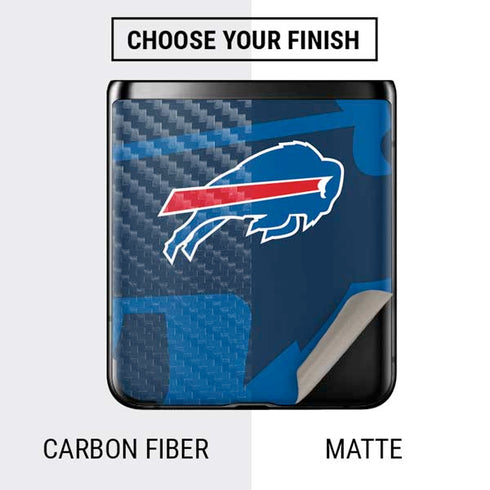 NFL Buffalo Bills Double Vision Galaxy Z Flip Skin