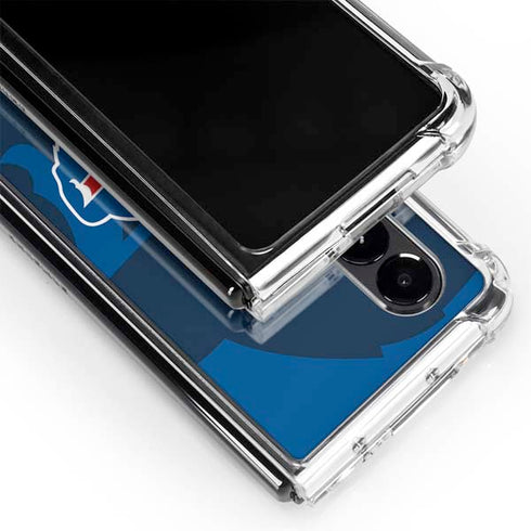 NFL Buffalo Bills Double Vision Galaxy Z Fold4 5G Clear Case