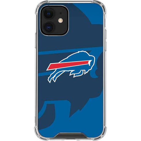 NFL Buffalo Bills Double Vision iPhone 12 Mini Clear Case
