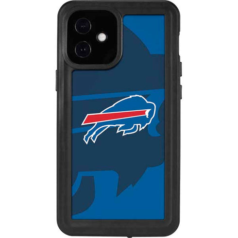NFL Buffalo Bills Double Vision iPhone 12 Mini Waterproof Case