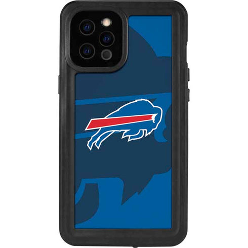 NFL Buffalo Bills Double Vision iPhone 12 Pro Max Waterproof Case
