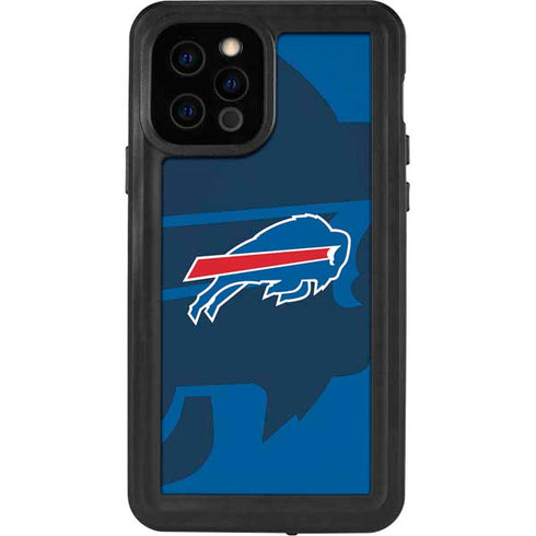 NFL Buffalo Bills Double Vision iPhone 12 Pro Waterproof Case