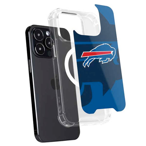 NFL Buffalo Bills Double Vision iPhone 13 Pro Max MagSafe Case