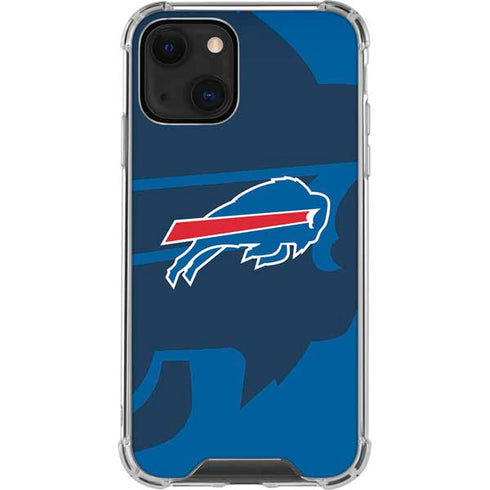 NFL Buffalo Bills Double Vision iPhone 14 Clear Case