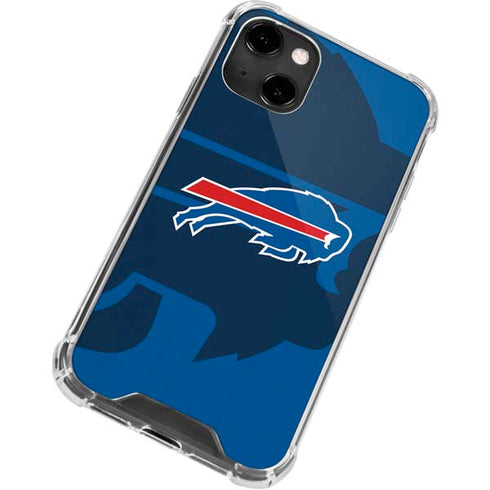 NFL Buffalo Bills Double Vision iPhone 14 Clear Case