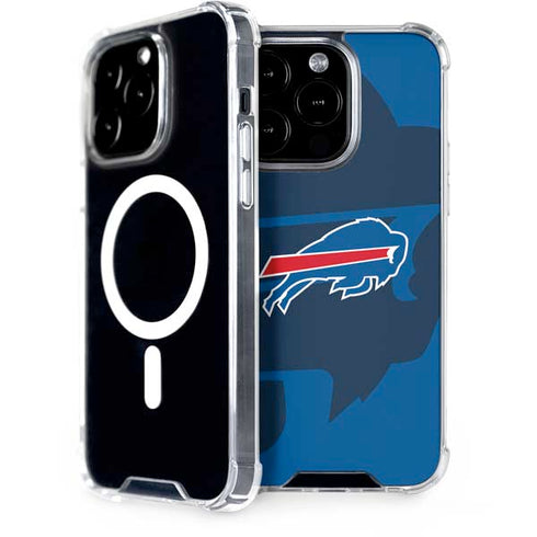 NFL Buffalo Bills Double Vision iPhone 15 Pro MagSafe Case