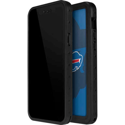 NFL Buffalo Bills Double Vision iPhone 14 Pro Waterproof Case