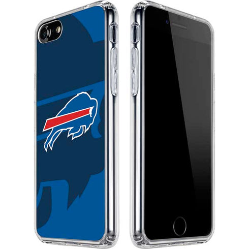 NFL Buffalo Bills Double Vision iPhone SE (2nd & 3rd Gen) Clear Case