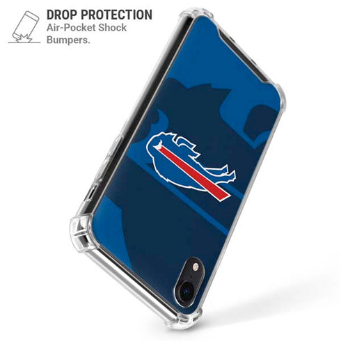 NFL Buffalo Bills Double Vision iPhone XR Clear Case