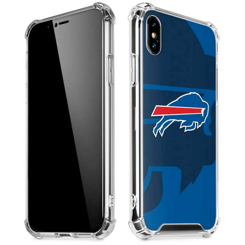 NFL Buffalo Bills Double Vision iPhone XS Max Clear Case