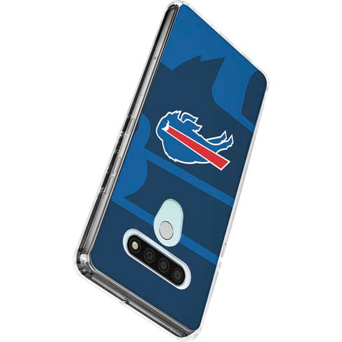 NFL Buffalo Bills Double Vision LG Stylo 6 Clear Case