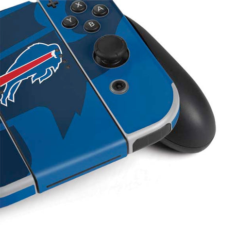 NFL Buffalo Bills Double Vision Nintendo Switch OLED (2021) Skin