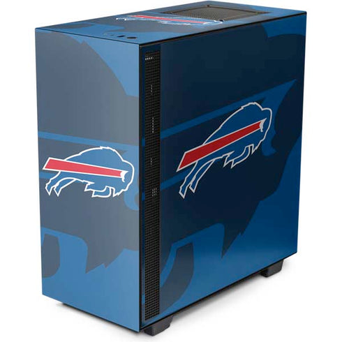 NFL Buffalo Bills Double Vision NZXT H510 Compact ATX Mid-Tower Case Skin