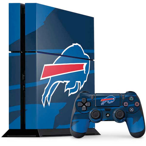 NFL Buffalo Bills Double Vision PS4 Console and Controller Bundle Skin