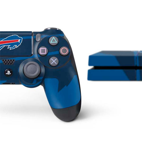 NFL Buffalo Bills Double Vision PS4 Console and Controller Bundle Skin