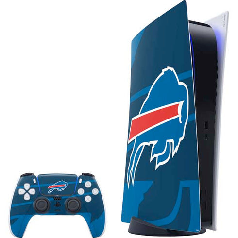 NFL Buffalo Bills Double Vision PS5 Digital Edition Bundle Skin