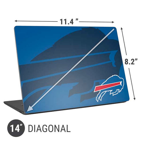 NFL Buffalo Bills Double Vision Universal Laptop 14in (11.4 x 8.2in) Skin
