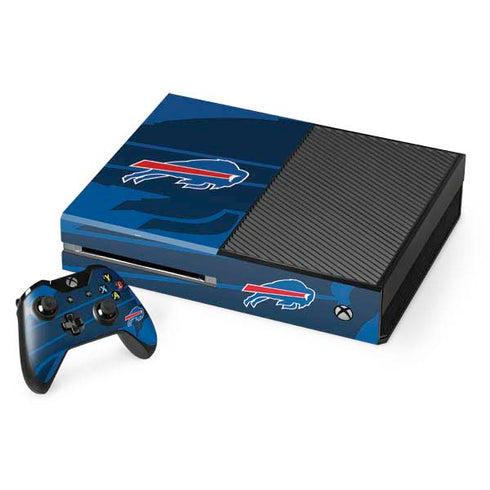 NFL Buffalo Bills Double Vision Xbox One Console and Controller Bundle Skin