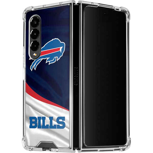 NFL Buffalo Bills Galaxy Z Fold4 5G Clear Case