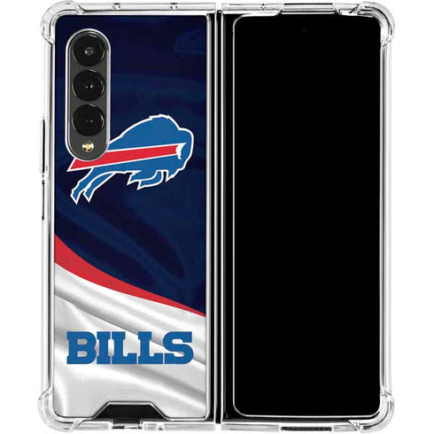 NFL Buffalo Bills Galaxy Z Fold4 5G Clear Case