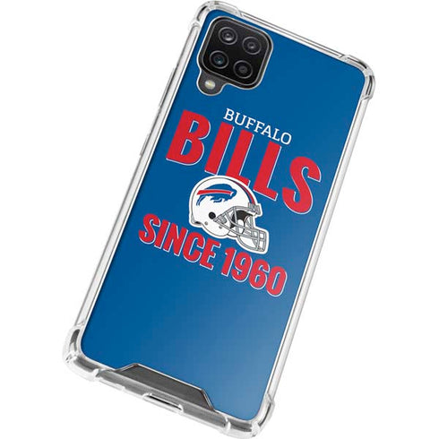 NFL Buffalo Bills Helmet Galaxy A12 Clear Case