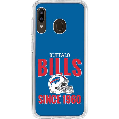 NFL Buffalo Bills Helmet Galaxy A20 Clear Case
