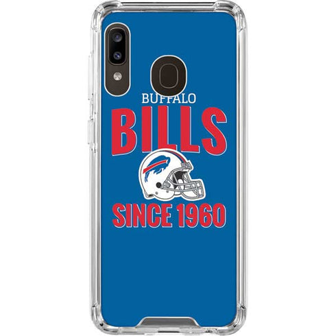 NFL Buffalo Bills Helmet Galaxy A30 Clear Case