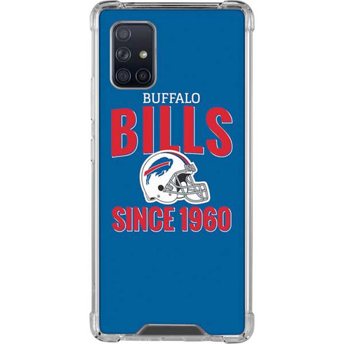 NFL Buffalo Bills Helmet Galaxy A71 5G Clear Case