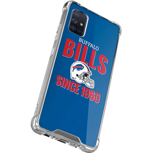 NFL Buffalo Bills Helmet Galaxy A71 5G Clear Case