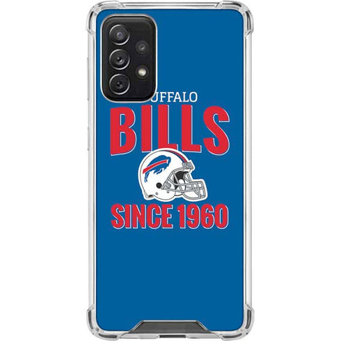 NFL Buffalo Bills Helmet Galaxy A72 5G Clear Case