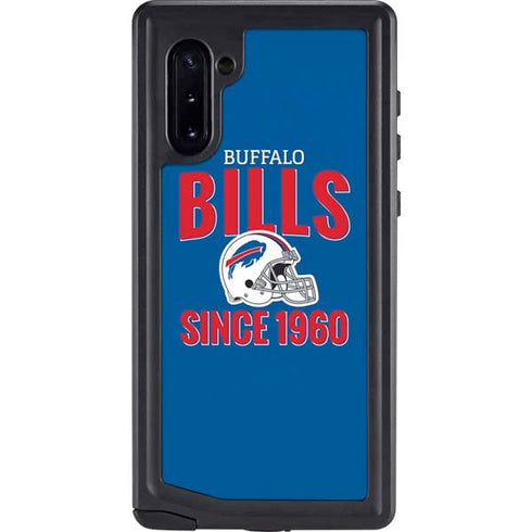 NFL Buffalo Bills Helmet Galaxy Note 10 Waterproof Case