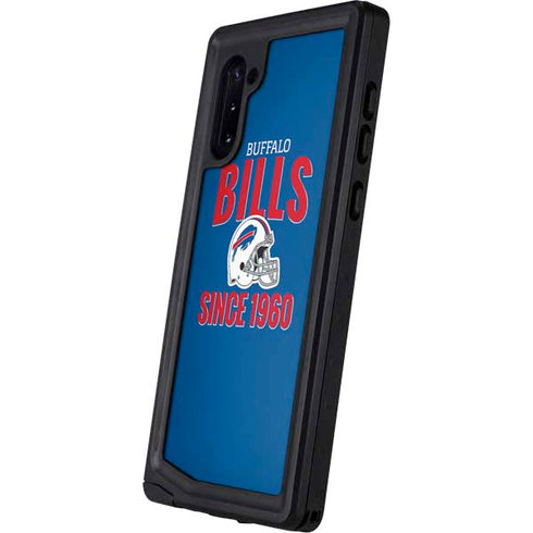 NFL Buffalo Bills Helmet Galaxy Note 10 Waterproof Case