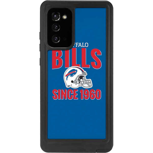 NFL Buffalo Bills Helmet Galaxy Note20 5G Waterproof Case
