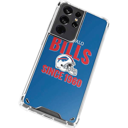 NFL Buffalo Bills Helmet Galaxy S21 Ultra 5G Clear Case